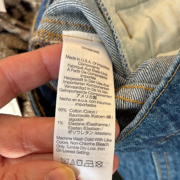 Madewell Womens The Perfect Vintage Flare Classic Blue front pocket Jeans 32 EUC - Picture 13 of 13